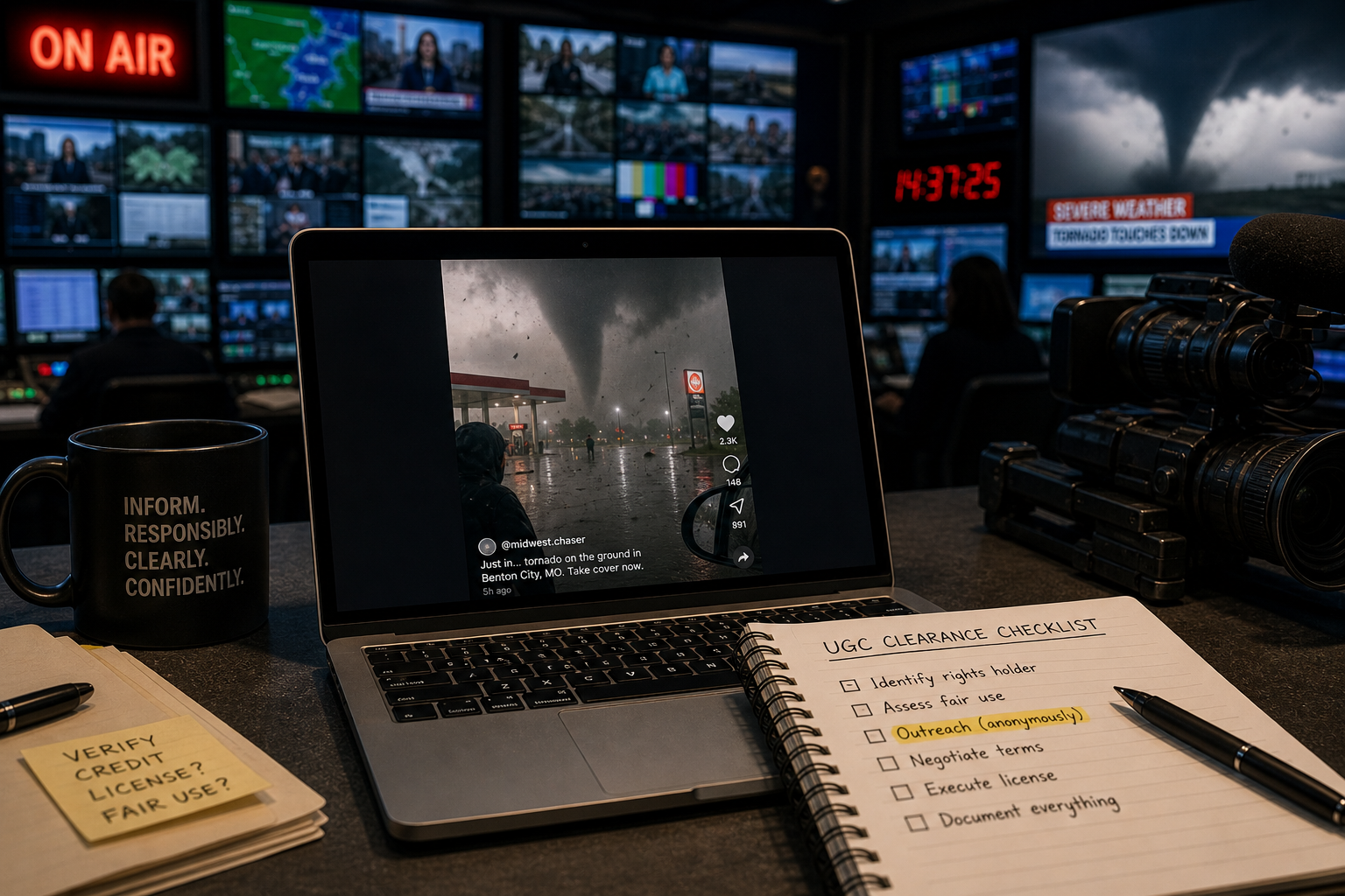 The Journalist's Guide to UGC Rights Clearance